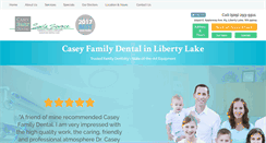 Desktop Screenshot of libertylakedentist.com