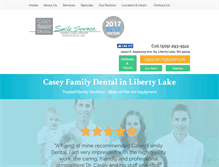 Tablet Screenshot of libertylakedentist.com